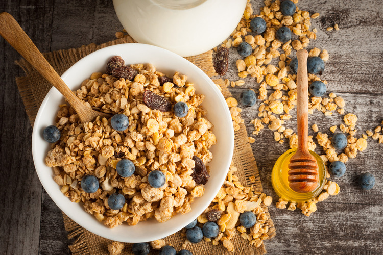 Zdravá granola na raňajky