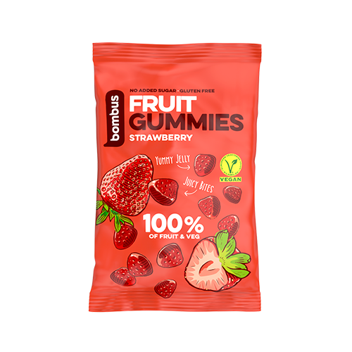 Bombus Fruit Gummies Jahoda