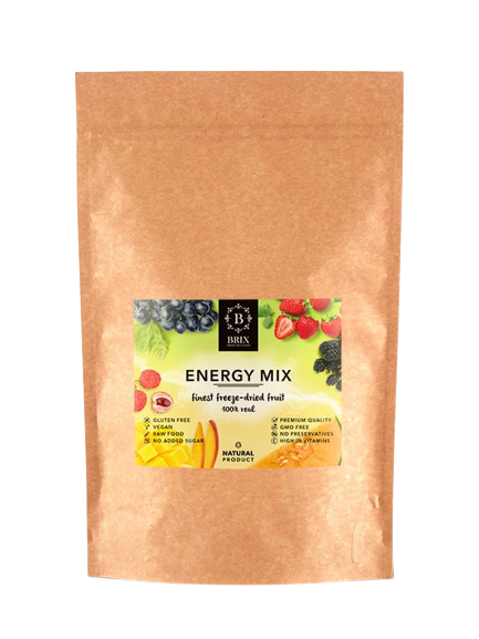 Energy mix 6 druhov mrazom sušeného ovocia - Brix