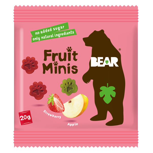 Jahodovo-Jablkové Ovocné Minis Labky - Bear
