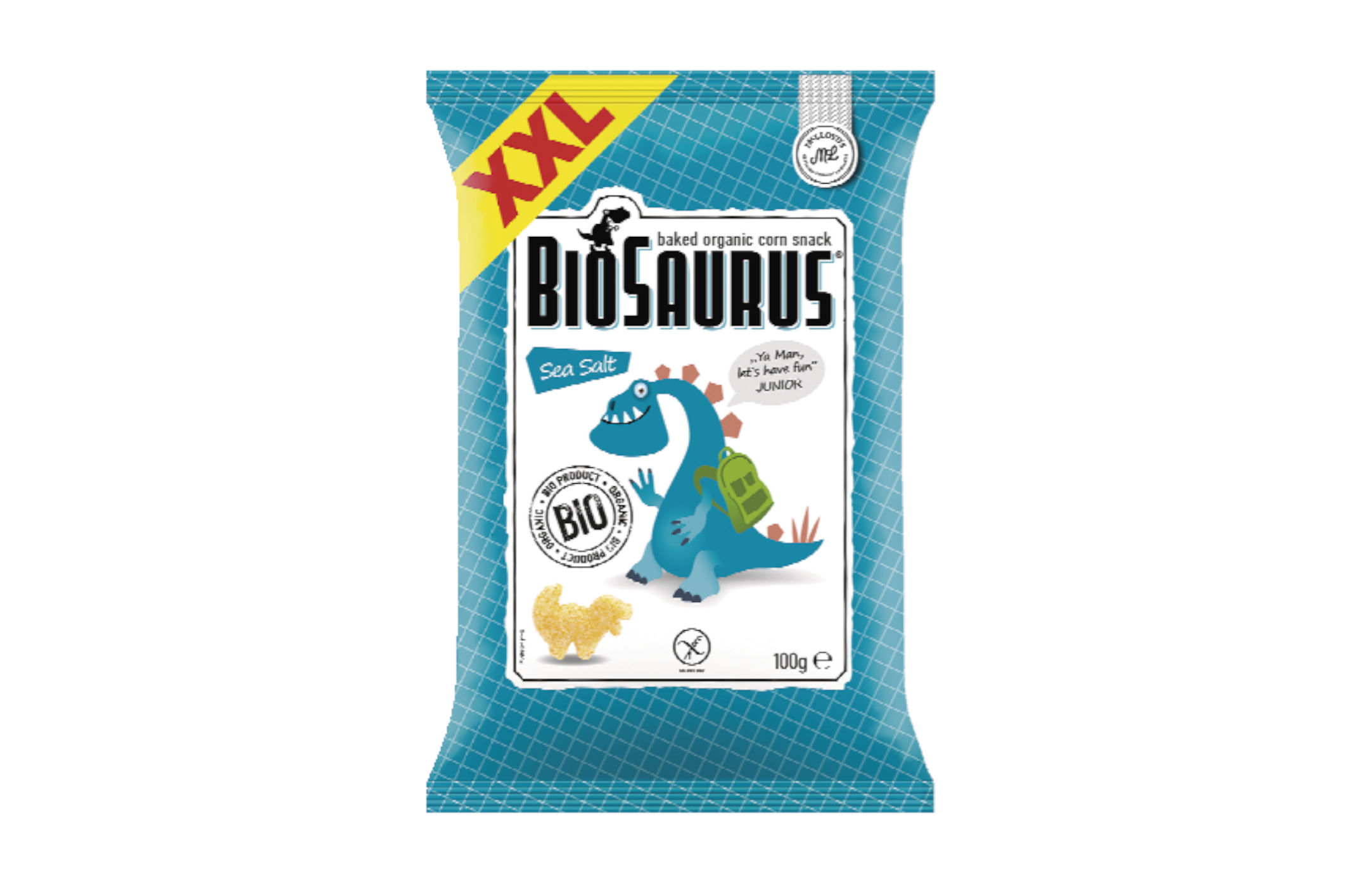 Biosaurus BIO kukuričné chrumky bez lepku so soľou - McLloyds