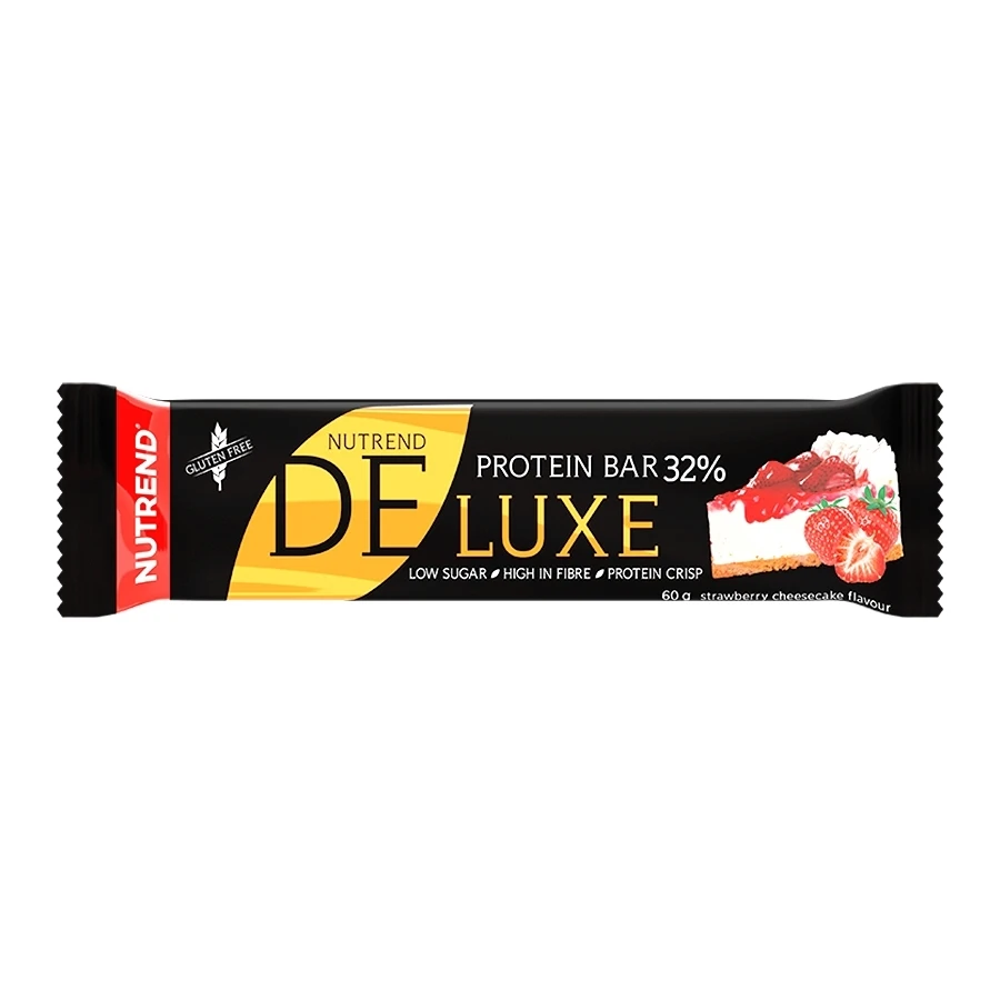 De Luxe Protein Bar Jahodový Cheesecake - Nutrend