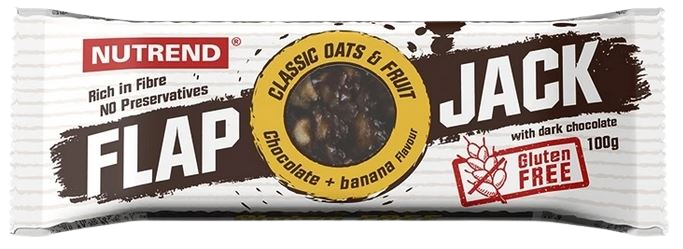 Flapjack Čokoláda + Banán s horkou čokoládou - Nutrend