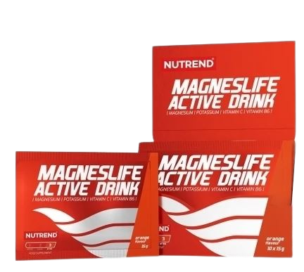 Magneslife Active Drink Pomaranč 10x15g - Nutrend