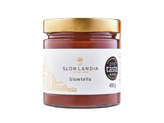 Slowlandia Slowtella jemný krém z lieskovcov a kakaa 400g