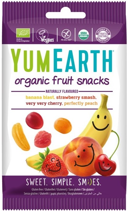 YumEarth BIO Organické Ovocné Želé Cukríky