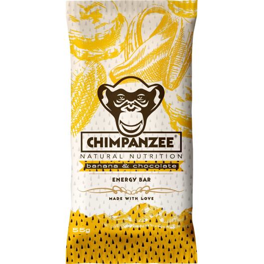 Banánovo-Čokoládová Energetická Tyčinka 55g - Chimpanzee