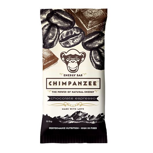 Čokoládovo-Kávová Energetická Tyčinka 55g - Chimpanzee